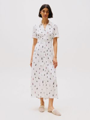 Vestido Estampado Blanco Tommy Hilfiger