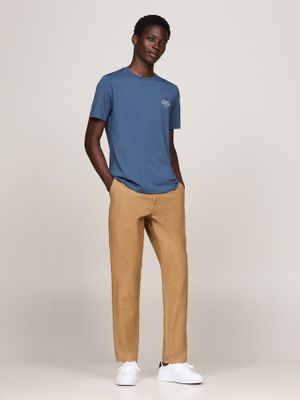 Imagen 2 del producto Polera De Cuello Redondo Con Logo Azul Tommy Hilfiger