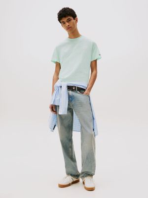 Imagen 2 del producto Polera Bubble Logo Slim Fit Verde Tommy Jeans