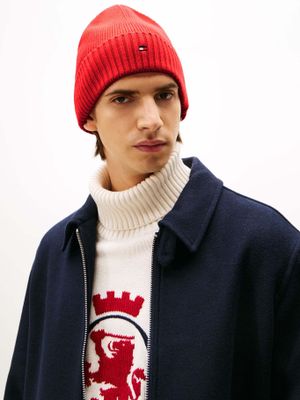Imagen 2 del producto Gorro Solid Con Logo Rojo Tommy Hilfiger