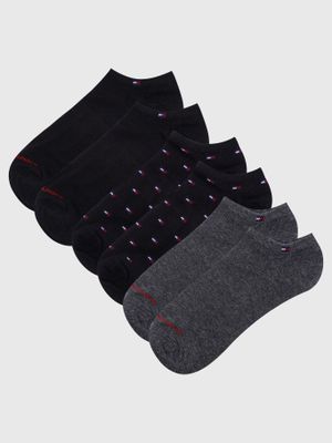 Pack 3 Par De Calcetin Cortos Multicolor Tommy Hilfiger