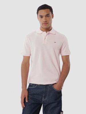 Polo Essential Con Logo Rosado Tommy Jeans
