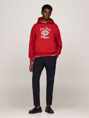 Imagen 2 del producto Polerón Hoodie Con Logo Bordado Rojo Tommy Hilfiger