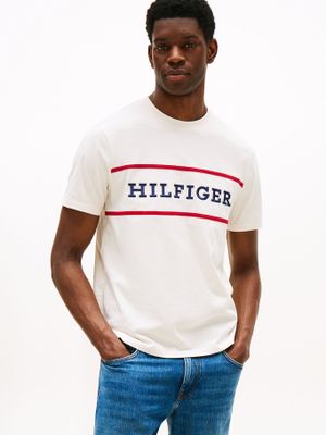 Imagen 1 del producto Polera Colorblock Con Logo Blanco Z00 Tommy Hilfiger