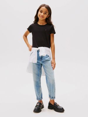 Imagen 2 del producto Polera Con Ribetes Fruncidos Negro Tommy Hilfiger