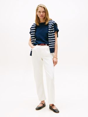 Imagen 2 del producto Polera Con Diseño De Rayas Azul Tommy Hilfiger