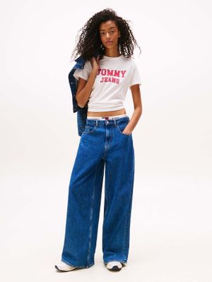 Imagen 2 del producto Polera Regular Fit Logo Varsity Blanco Tommy Jeans