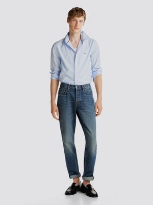 Imagen 2 del producto Camisa Flex De Corte Slim Fit Celeste Tommy Hilfiger