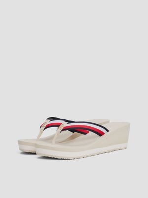 Imagen 1 del producto Sandalias De Cuña Corporate Beige Tommy Hilfiger