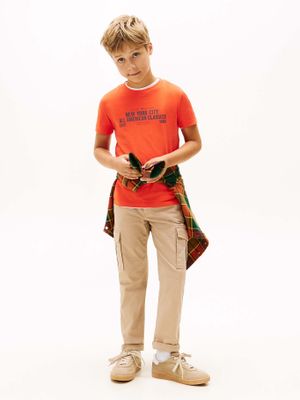 Imagen 2 del producto Polera Con Logo Gráfico Nyc Naranjo Tommy Hilfiger