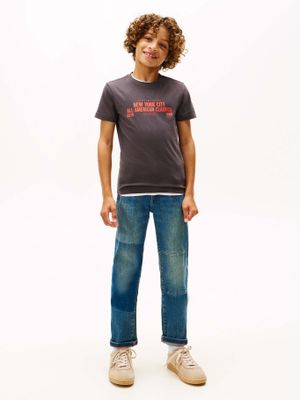 Imagen 2 del producto Polera Con Logo Gráfico Nyc Gris Tommy Hilfiger