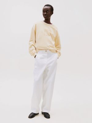 Imagen 2 del producto Polerón Logo Boxy Outline Flag Amarillo Tommy Hilfiger