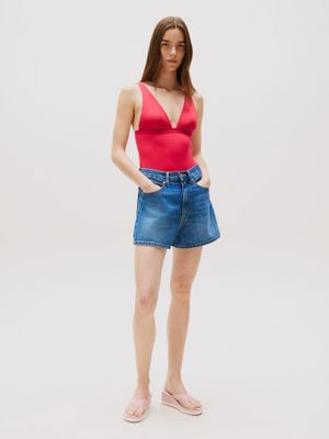 Imagen 2 del producto Sandalia De Cuña Con Logo Y Rayas Rosado Tommy Hilfiger