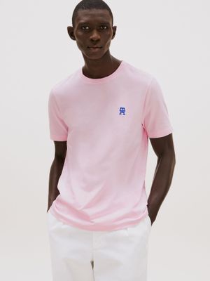 Polera Monogram Logo Rosado Tommy Hilfiger