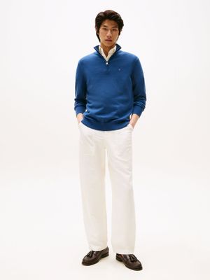 Imagen 2 del producto Sweater Esencial Coton Medio Cierre Azul Tommy Hilfiger