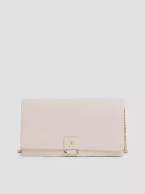 Bandolera Con Monograma Th Beige Tommy Hilfiger