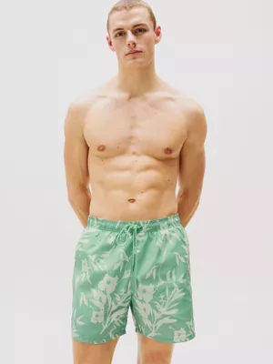 Traje De Baño Color Print Verde Tommy Hilfiger