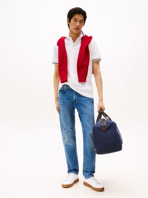 Imagen 2 del producto Polo  Ribetes Tipped Slim Fit Blanco YBR Tommy Hilfiger