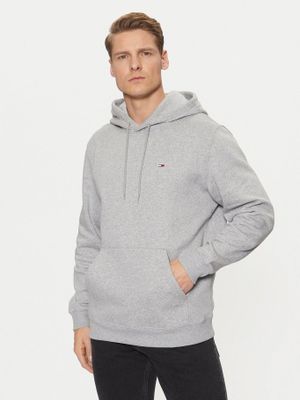 Polerón Hoodie Solid Con Logo Gris P6N Tommy Jeans