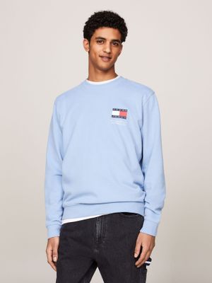 Polerón Con Logo Flag Celeste Tommy Jeans