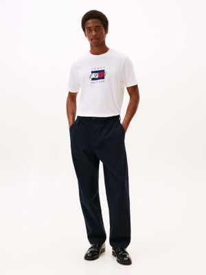 Imagen 2 del producto Polera Con Logo Flag Gráfico Blanco Tommy Hilfiger
