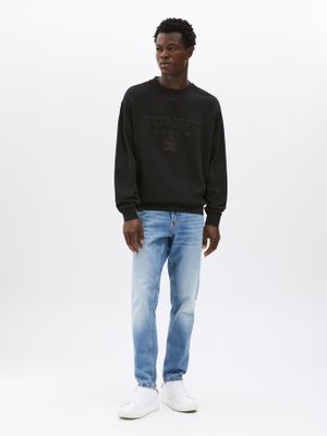 Imagen 2 del producto Polerón Varsity Tonal Logo Relaxed Negro Tommy Jeans