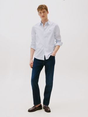 Imagen 2 del producto Camisa Flex Estampada Regular Celeste Tommy Hilfiger