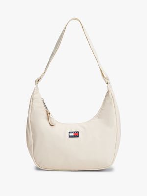 Cartera Crescent Con Logo Beige Tommy Jeans