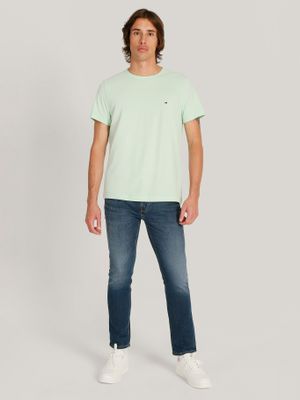 Imagen 2 del producto Polera Cotton Slim Fit C-Neck Verde Tommy Hilfiger