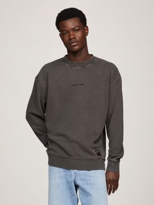 Polerón Classics Con Cuello Redondo Negro Tommy Jeans