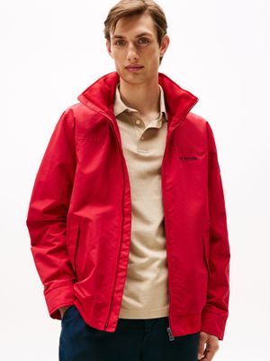 Chaqueta Classic Regatta Con Logo Rojo Tommy Hilfiger