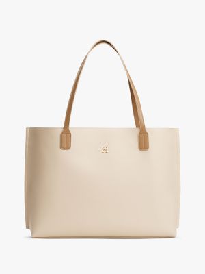 Tote Distinct Monogram - Beige Tommy Hilfiger