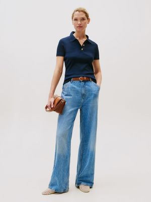 Imagen 2 del producto Polo Gold Button Slim Fit Azul Tommy Hilfiger