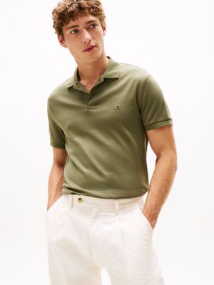 Polo Liquid Cotton Regular Fit Verde PLI Tommy Hilfiger