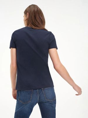 Imagen 2 del producto Polera Heritage Graphic C-Neck Azul Tommy Hilfiger