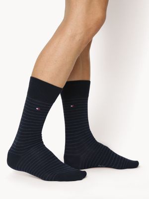 Imagen 2 del producto Pack 2 Calcetines Rayas Pequeñas Negro Tommy Hilfiger