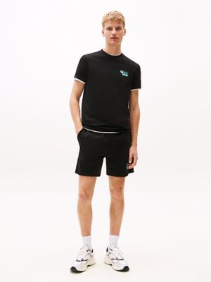 Imagen 2 del producto Polera Stack Logo Slim Fit Negro BDS Tommy Jeans