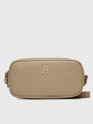 Bandolera Refined Monogram Beige Tommy Hilfiger