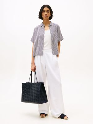 Imagen 2 del producto Tote City Monogram Azul Tommy Hilfiger