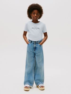 Imagen 2 del producto Polera Con Logo De Purpurina Celeste Tommy Hilfiger