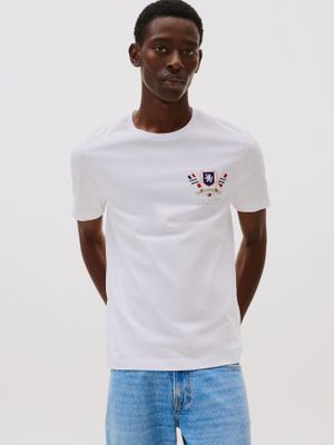 Polera Hilfiger Colour Crest Blanco Tommy Hilfiger