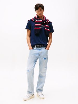 Imagen 2 del producto Polera De Punto Con Logo Azul Tommy Jeans