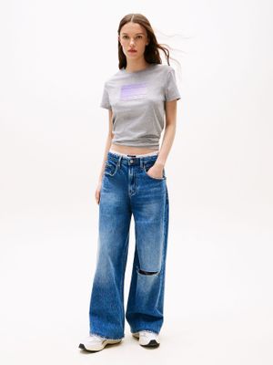 Imagen 2 del producto Polera Con Logo Degradado Gris Q13 Tommy Jeans