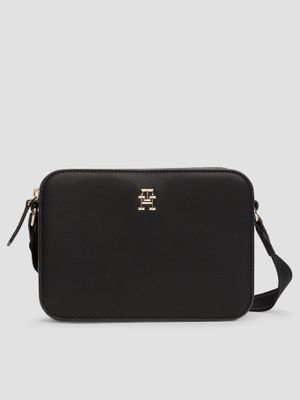 Bandolera Con Monotipo Logotape Negro Tommy Hilfiger
