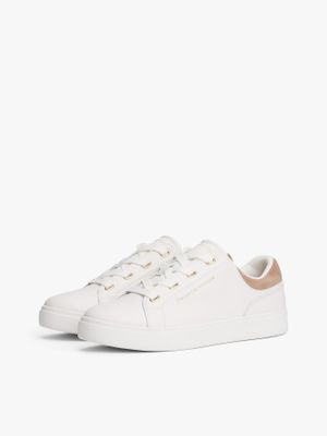 Zapatillas De Cuero Cupsole Blanco Tommy Hilfiger