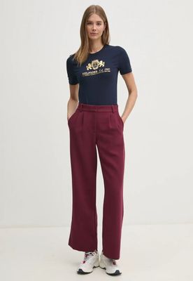 Imagen 2 del producto Polera Varsity De Corte Slim Azul Tommy Hilfiger