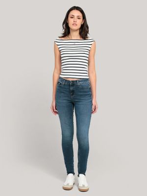 Jeans Nora De Corte Skinny Azul Tommy Jeans