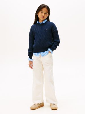 Imagen 2 del producto Sweater Trenzado Azul Tommy Hilfiger C1G