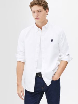 Camisa Oxford Heritage-Regular Blanco Tommy Hilfiger
