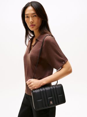 Imagen 2 del producto Crossover Quilted Con Monograma Th Negro Tommy Hilfiger